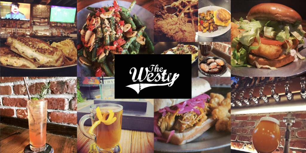 The Westy, a collage of delicious "pub food"