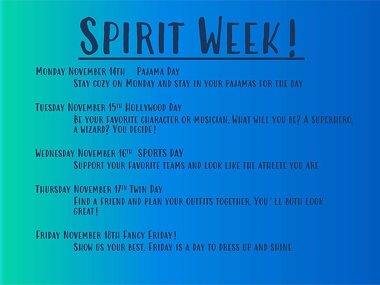 Spirit Week!