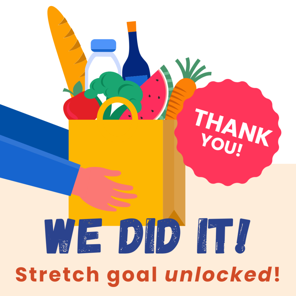 Thank you! We did it! Stretch goal unlocked!