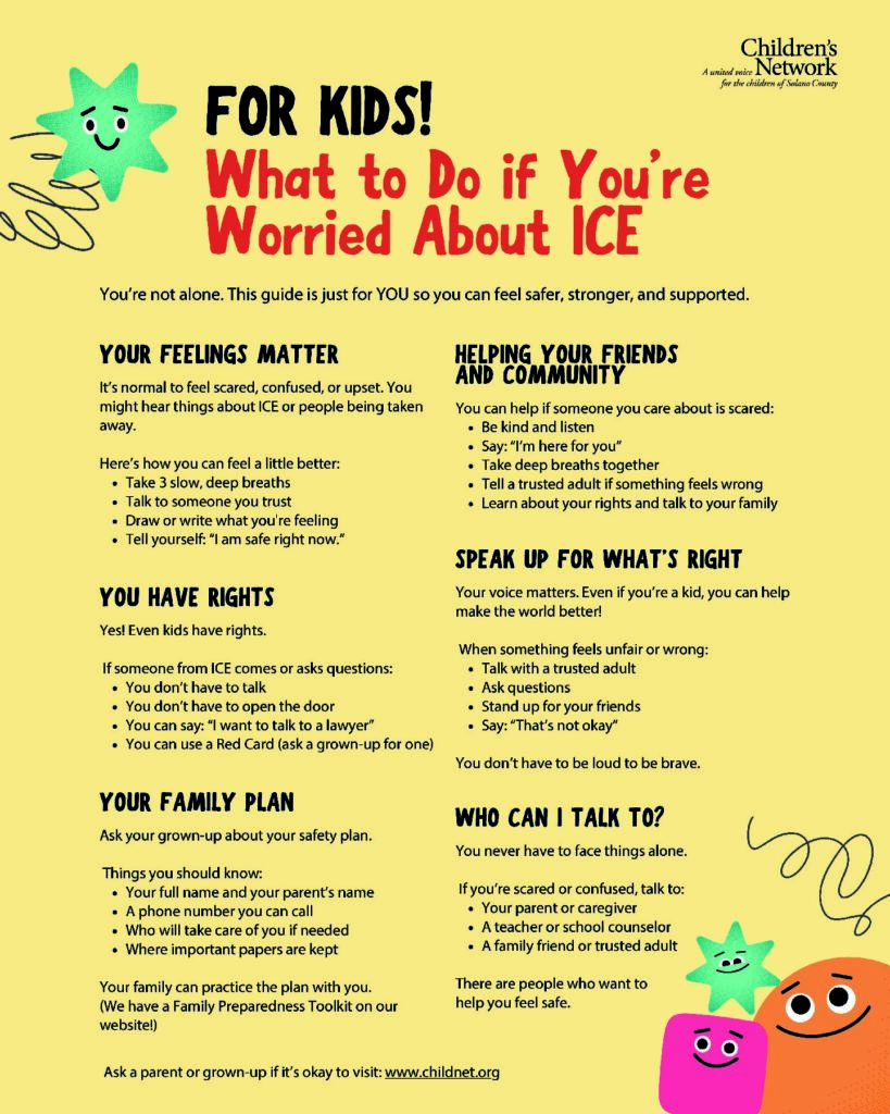 For Kids: What to do if you're worried about ICE PDF