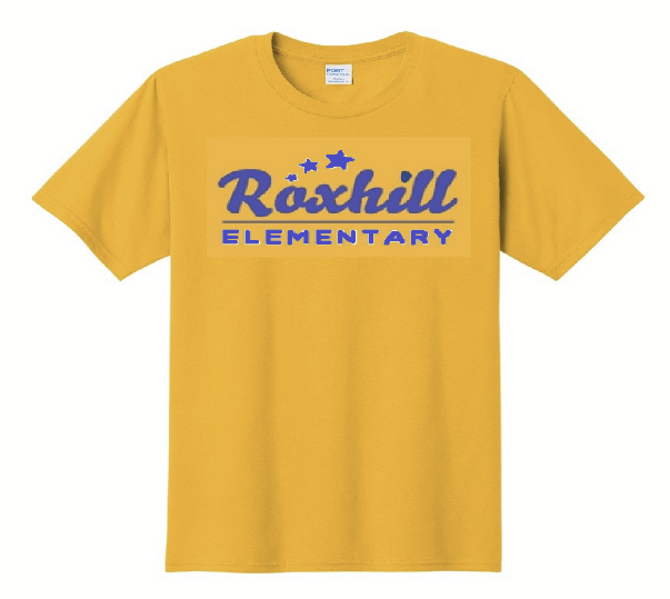 Yellow Roxhill Elementary Tshirt